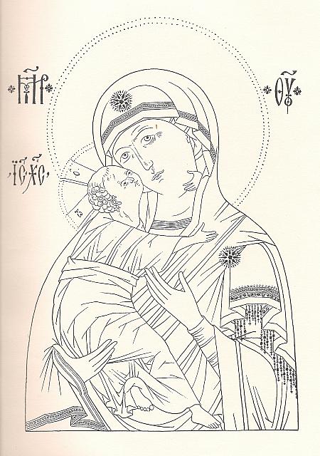 MADRE DE DIOS DE VLADIMIR. S. XVII.