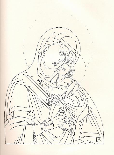 LA MADRE DE DIOS. Siglo XVII.